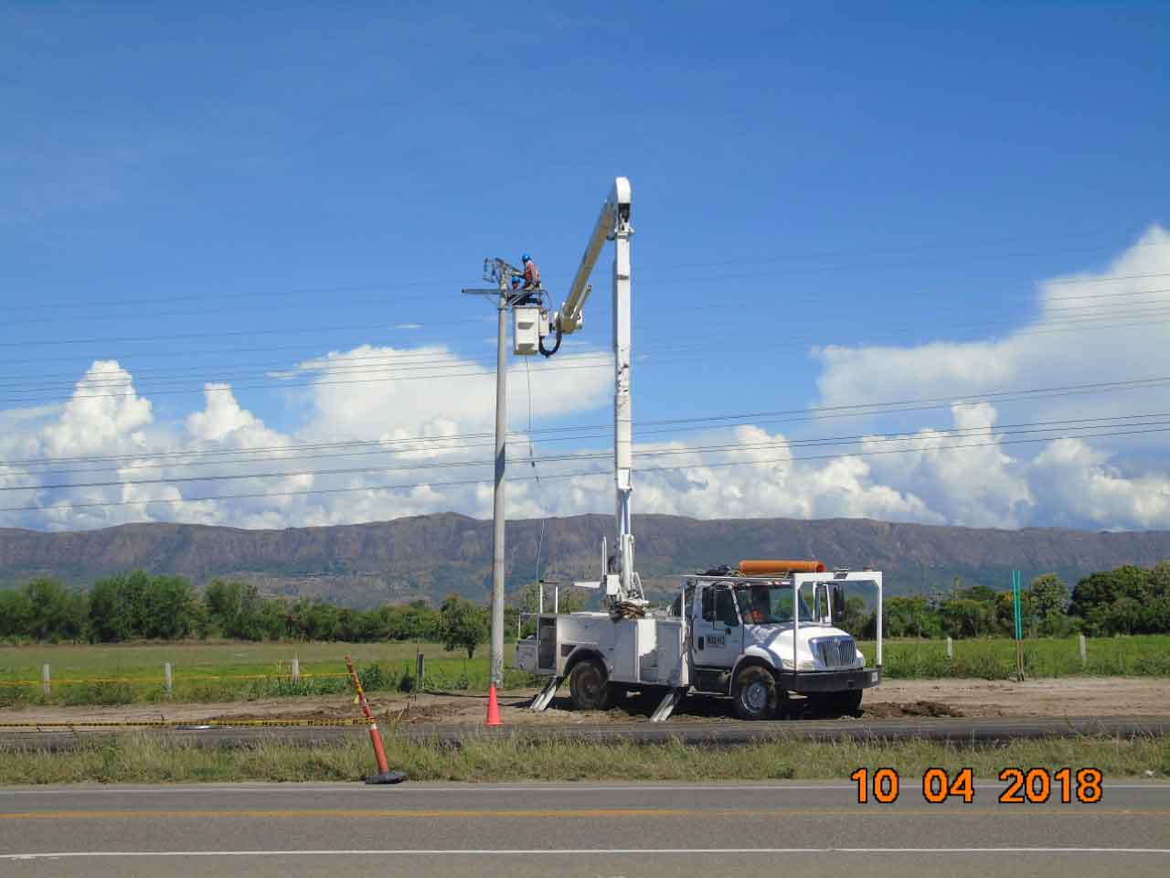 Translado de redes Doble calzada Neiva- Girardot